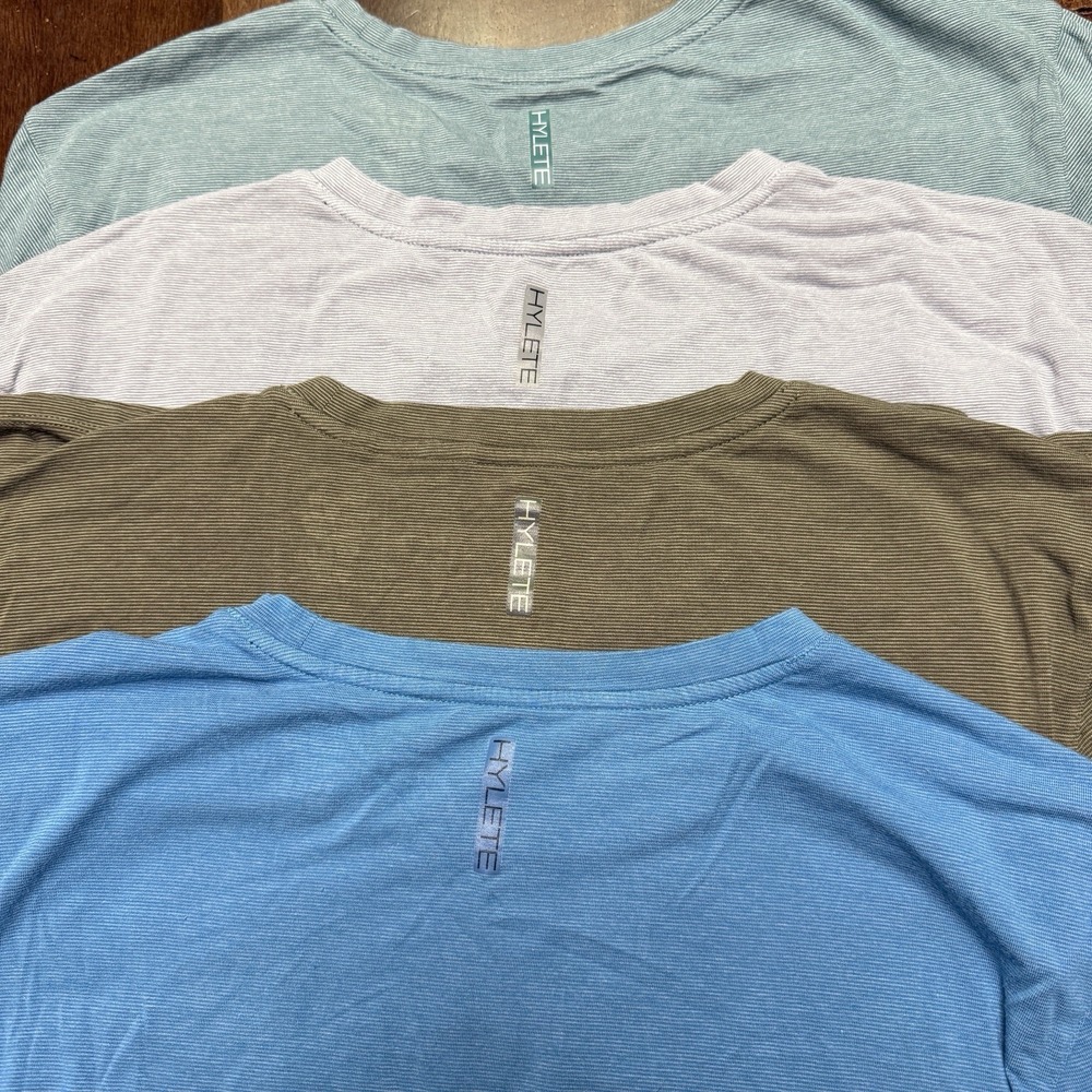 Hylete Men's Short Sleeve Tees - Blue, Gray, Seafoam, Green